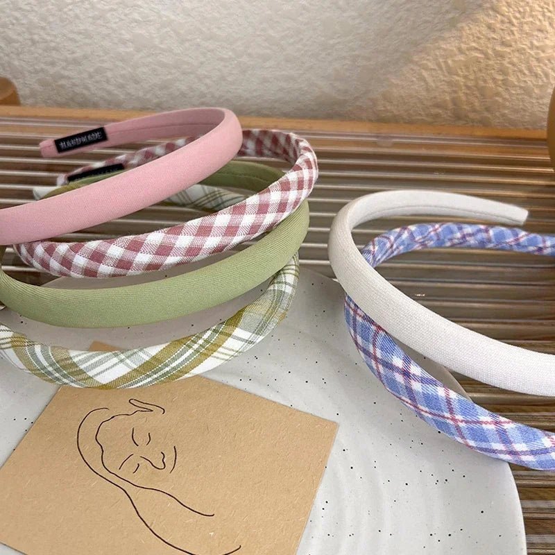 Thin Sponge Hairband 2024 Spring Summer Women's Girls Elegant Head Band Makeup Face Wash Hair Hoop Fashion Hair Accessories - Cozy & Co. Market