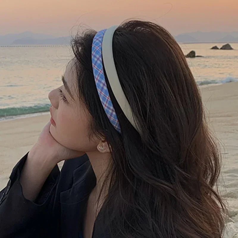 Thin Sponge Hairband 2024 Spring Summer Women's Girls Elegant Head Band Makeup Face Wash Hair Hoop Fashion Hair Accessories - Cozy & Co. Market