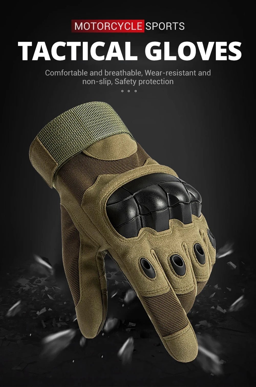Touch Screen Motorcycle Gloves Spring Summer Breathable Full Finger Motorbike Riding Moto Gloves for Motocross - Cozy & Co. Market