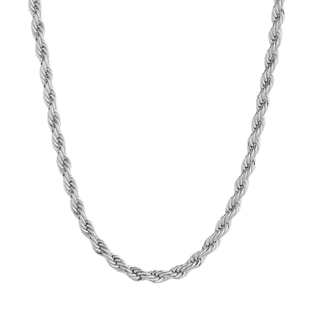 Trendy 18K Gold Plated Stainless Steel Twist Chain Necklace - Cozy & Co. Market