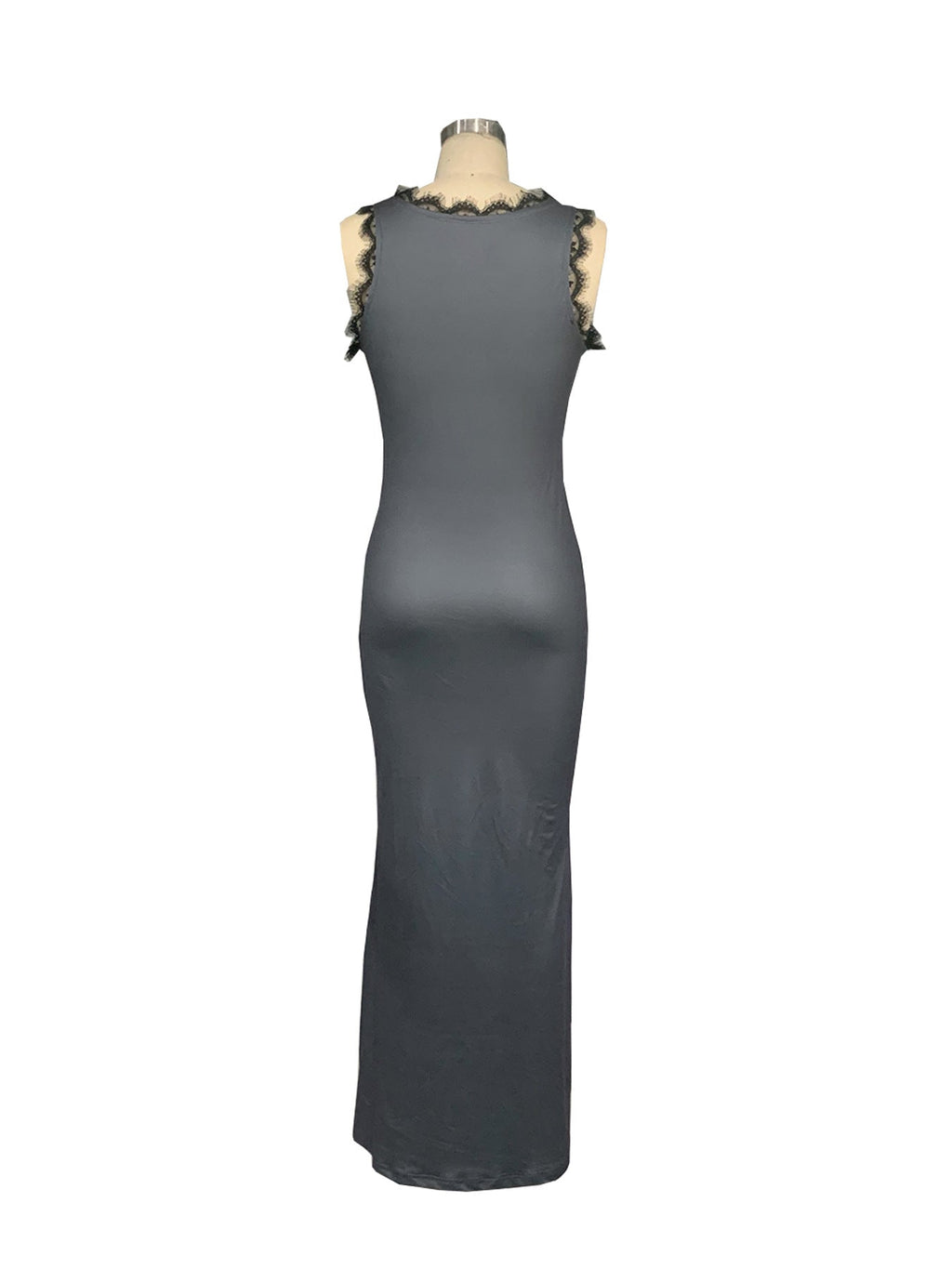 TW616 European and American Sexy Women's Lace-up V-neck Sleeveless dress American Style Street Hot Girl Printed Lace Long Dress with Sling - Cozy & Co. Market