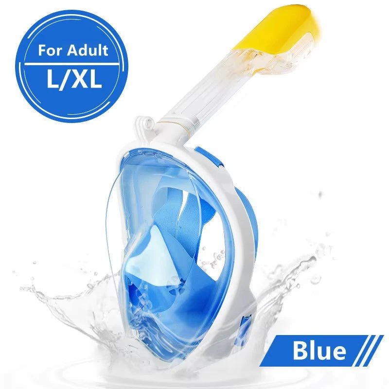 Underwater Scuba Anti Fog XIAOTREE Full Face Diving Mask Snorkeling Respiratory Masks Safe Waterproof Swimming Equipment - Cozy & Co. Market