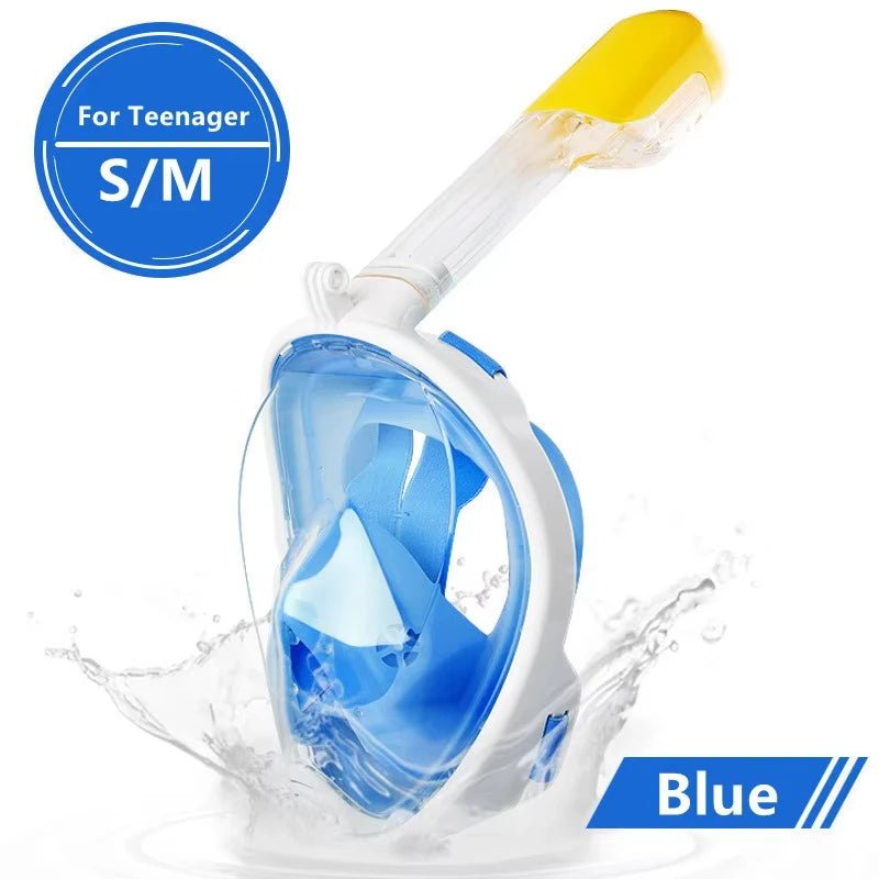Underwater Scuba Anti Fog XIAOTREE Full Face Diving Mask Snorkeling Respiratory Masks Safe Waterproof Swimming Equipment - Cozy & Co. Market