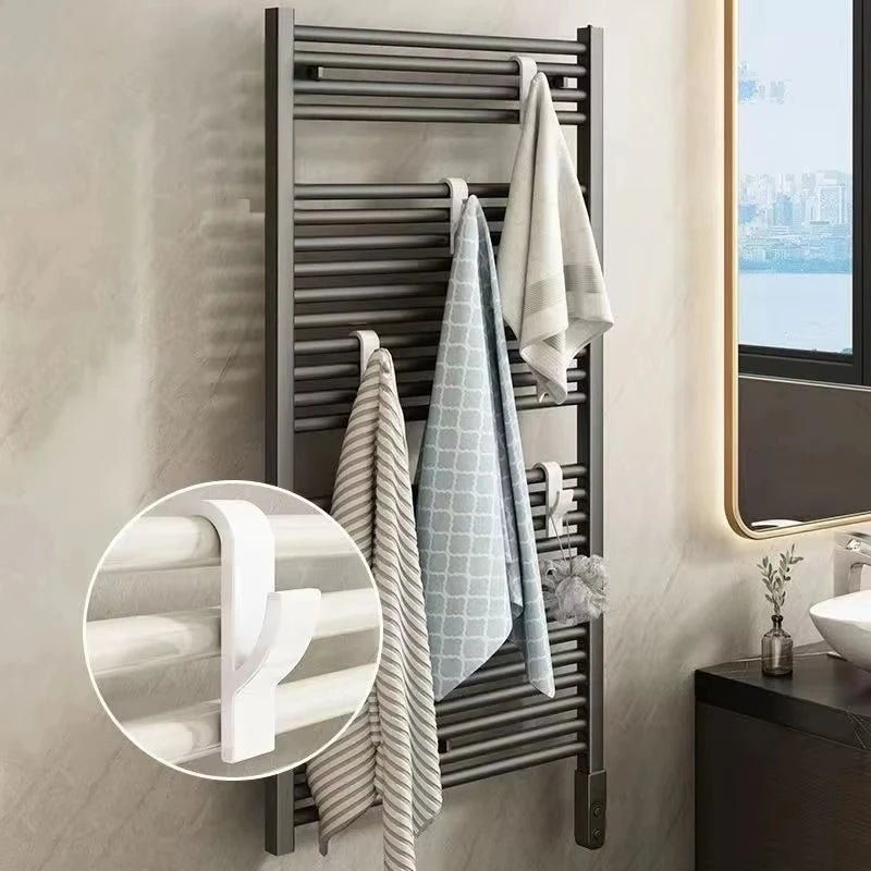 Universal household bathroom door hook, towel rack hanger, heating radiator rail hook clip, storage rack, clothes scarf hook - Cozy & Co. Market