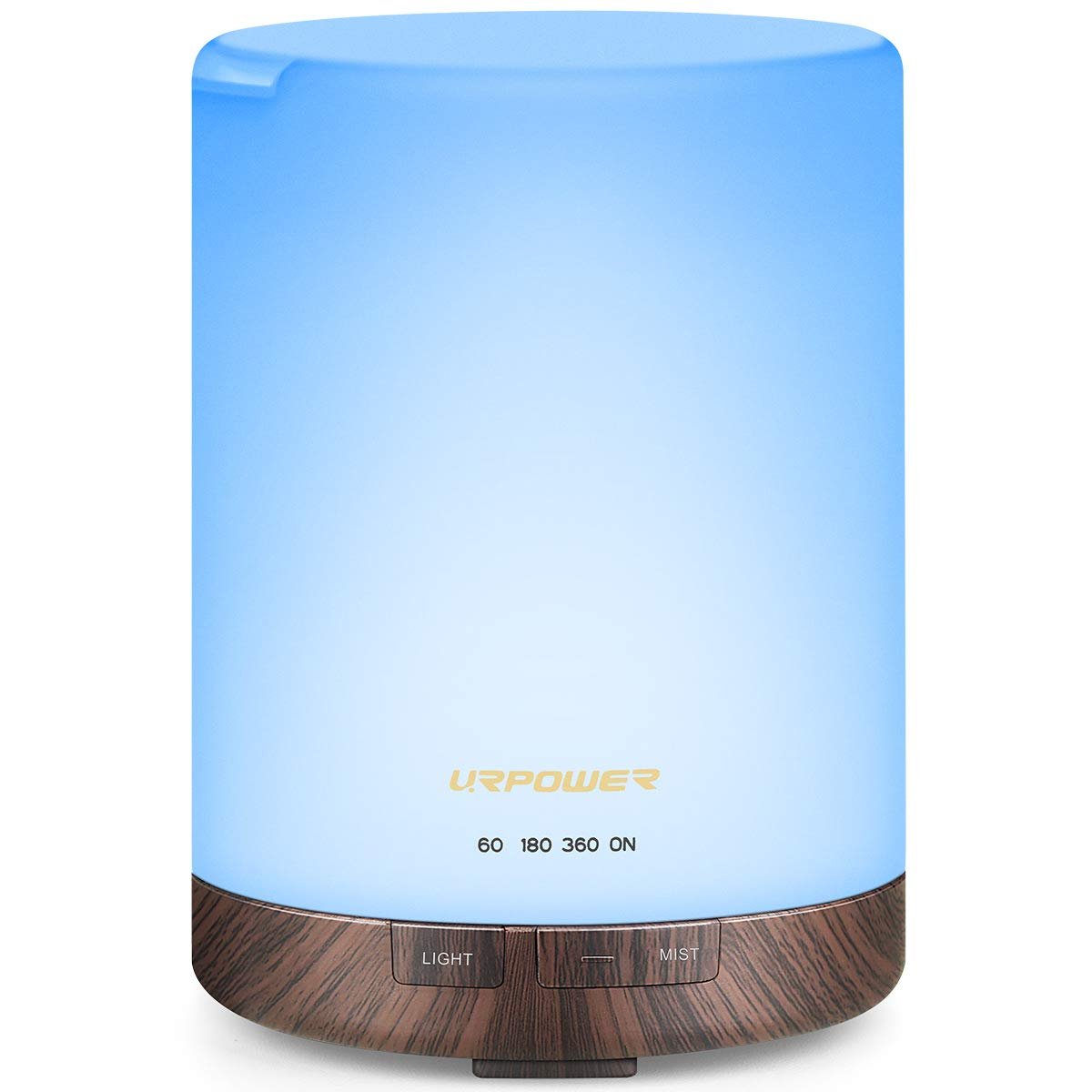 URPOWER 2nd Gen 300ml Aroma Essential Oil Diffuser Night Light Ultrasonic Air Cool Mist Humidifier with AUTO Shut Off and 6-7 Hours Continuous Diffusing and 4 Timer Settings for Home Office Yoga Spa - Cozy & Co. Market
