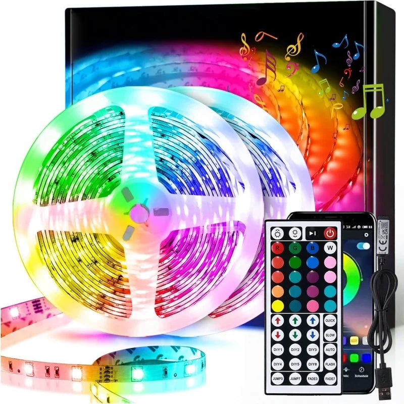 USB LED Strip Lights — TV Backlight & Room Glow Tape (1–5m) - Cozy & Co. Market