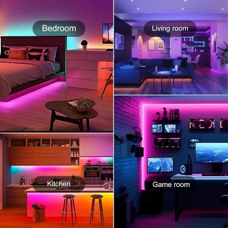 USB LED Strip Lights — TV Backlight & Room Glow Tape (1–5m) - Cozy & Co. Market