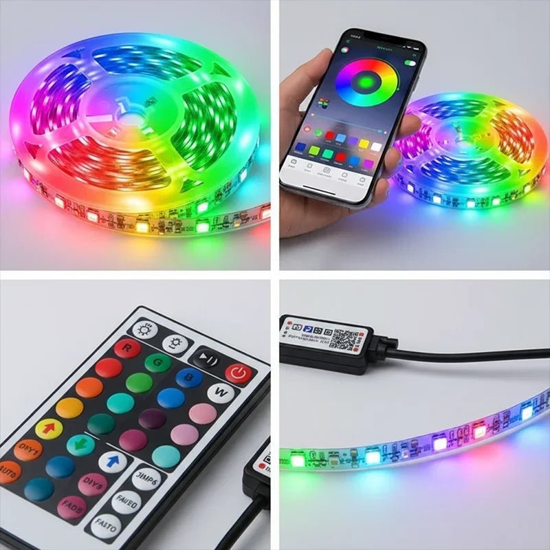USB LED Strip Lights — TV Backlight & Room Glow Tape (1–5m) - Cozy & Co. Market