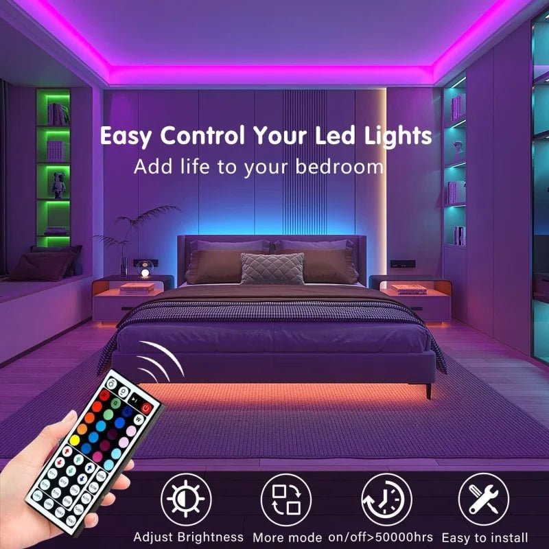 USB LED Strip Lights — TV Backlight & Room Glow Tape (1–5m) - Cozy & Co. Market