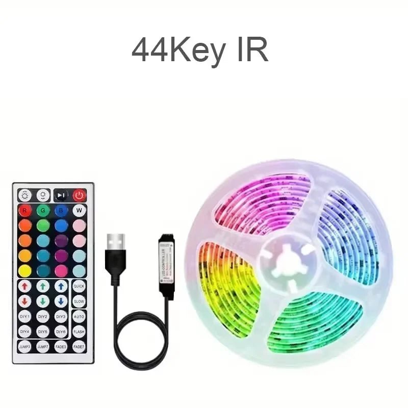 USB LED Strip Lights — TV Backlight & Room Glow Tape (1–5m) - Cozy & Co. Market
