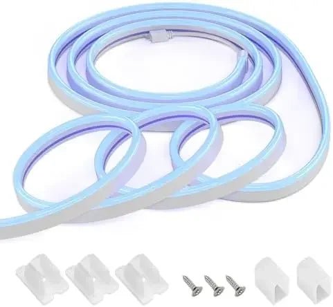 USB RGB LED Neon Rope Lights,Control with Remote,5V Flexible Led Rope Lights,RGB Neon Lights,Gaming Led Neon Strip Lights - Cozy & Co. Market