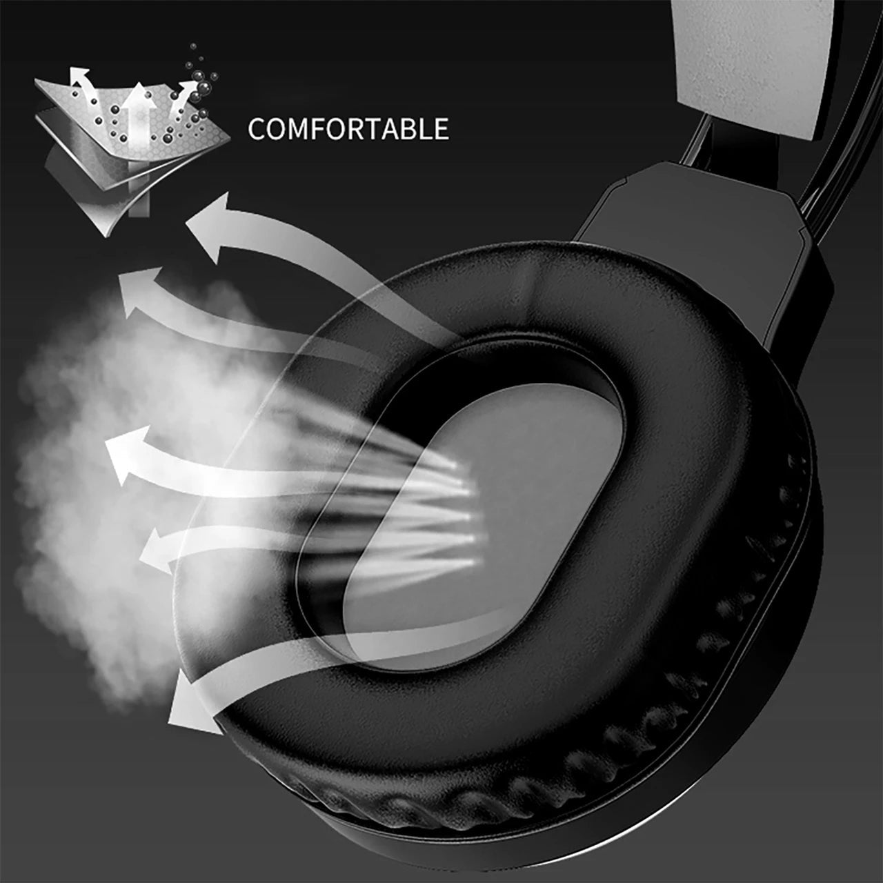 V6S has wired headphones gaming, computer, music Fits online courses, conferences, birthdays. Works with PS4/PS5/Xbox/Switch/ - Cozy & Co. Market