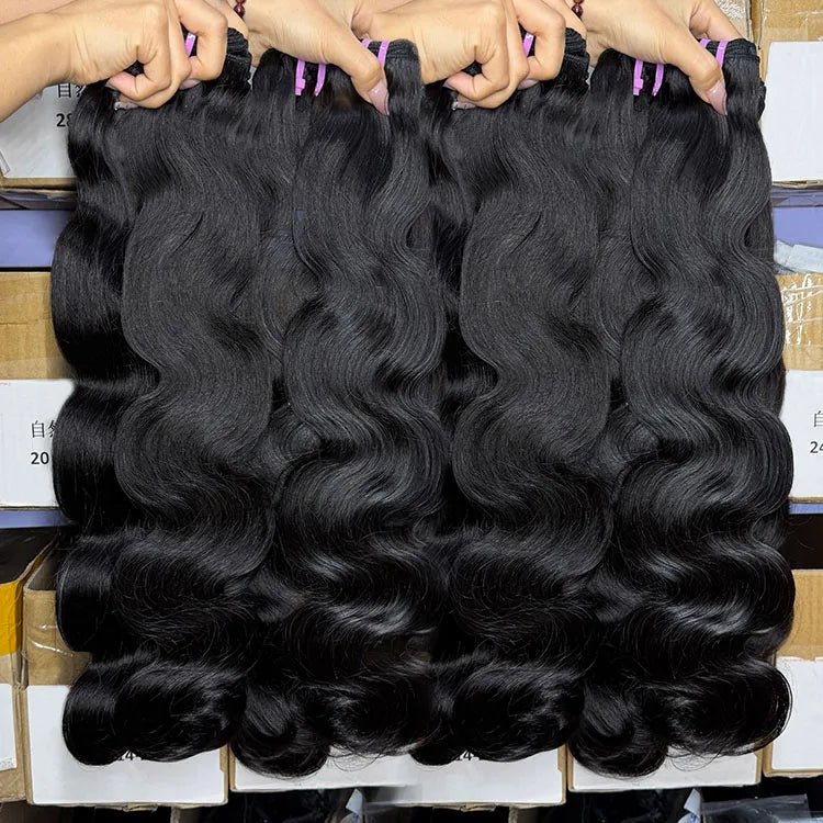 Vietnamese Raw Hair Wholesale Body Wave Human Hair Bundles Cuticle Aligned Double Weft Human Hair Extensions Bundles Extension - Cozy & Co. Market