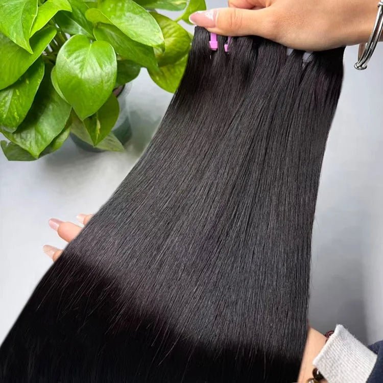 Vietnamese Raw Hair Wholesale Straight Hair Bundles Cuticle Aligned Double Weft Human Hair Extensions Bundles Extension - Cozy & Co. Market