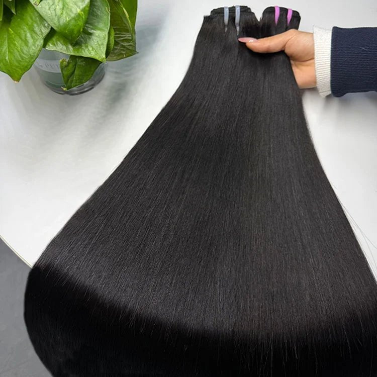Vietnamese Raw Hair Wholesale Straight Hair Bundles Cuticle Aligned Double Weft Human Hair Extensions Bundles Extension - Cozy & Co. Market