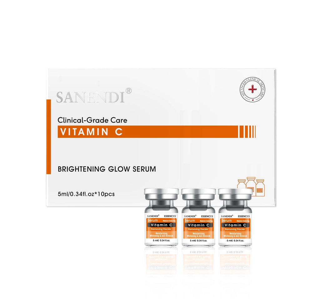 Vitamin C Hyaluronic acid Six Peptide Snail Mucin Facial Serum for Skin Care Apply Dr.Pen ACNE Solution Moisturizing 10Vials - Cozy & Co. Market
