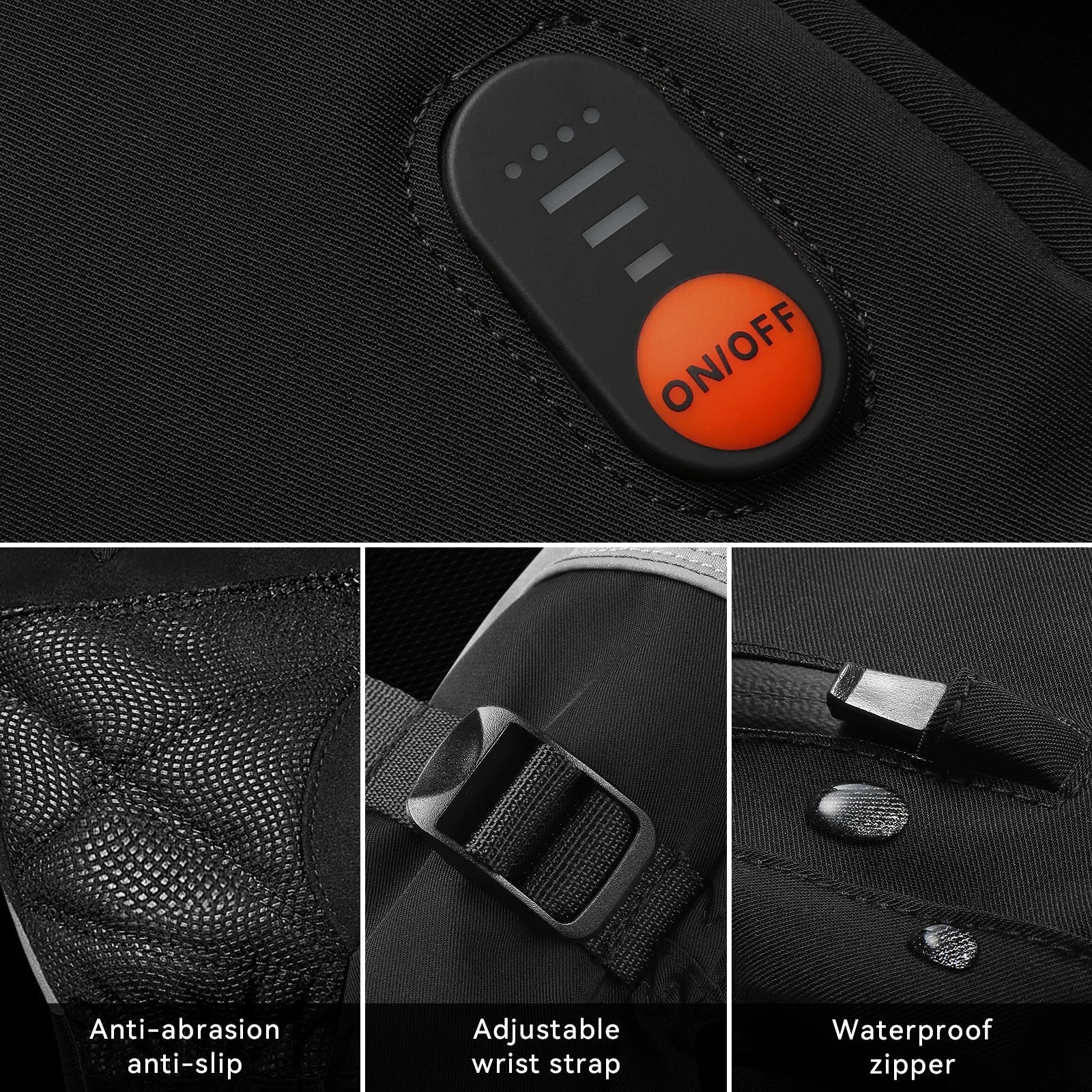 Wasoto Rechargeable Electric Battery Waterproof Touchscreen Compatible Ski Gloves for Men Women Comfortable Heated Gloves - Cozy & Co. Market