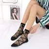 Wholesale Sexy Lace Fishnet Socks Transparent Stretch Elasticity Net Yarn Thin Girl Women Socks - Cozy & Co. Market