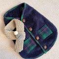 Winter Dog Vest Coat with Scarf — Fleece Jacket for Small & Medium Dogs - Cozy & Co. Market