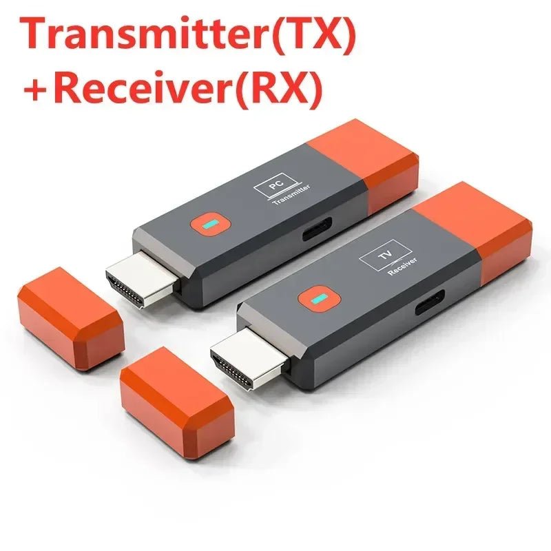 Wireless HDMI-Compatible Video Transmitter and Receiver Extender kit TV Stick Dongle Adapter For PC Camera Laptop To Monitor TV - Cozy & Co. Market