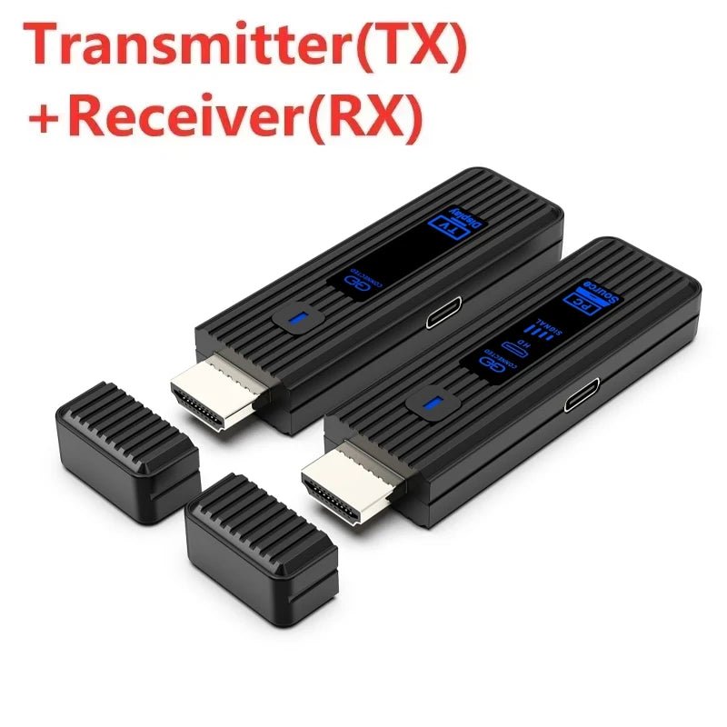 Wireless HDMI-Compatible Video Transmitter and Receiver Extender kit TV Stick Dongle Adapter For PC Camera Laptop To Monitor TV - Cozy & Co. Market