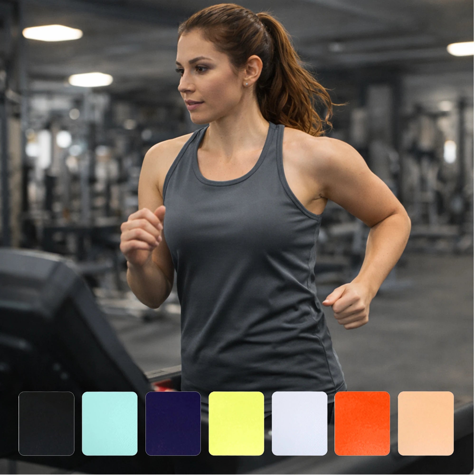 Women's Breathable Quick Dry Eco-Friendly Knitted Casual Moisture Wicking Racerback O-Neck Tank Tops (S-3XL) 100% Polyester - Cozy & Co. Market