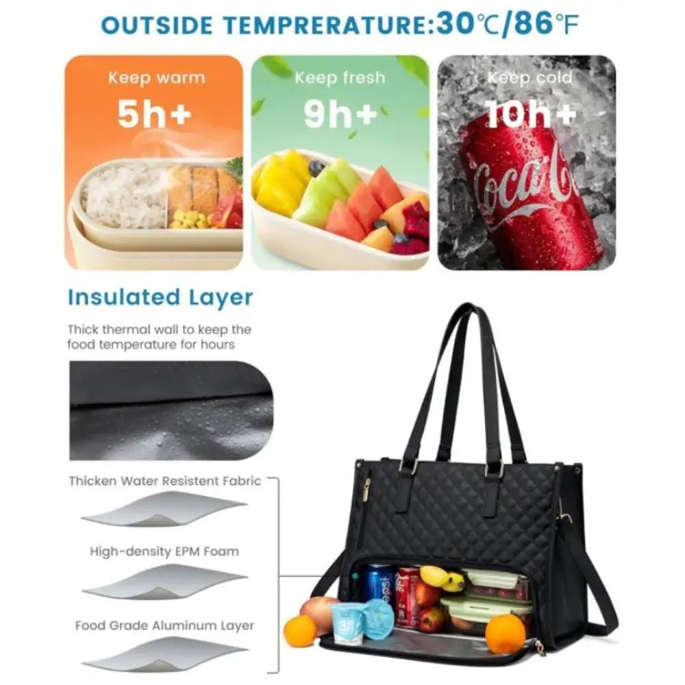 Women's Insulated Lunch Bag - Cozy & Co. Market