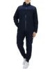Women's Winter Casual 2-Piece Solid Fashion Sweater Jogger Woven Polar Fleece Full-Length 100% Polyester Daily Wear Matching Set - Cozy & Co. Market