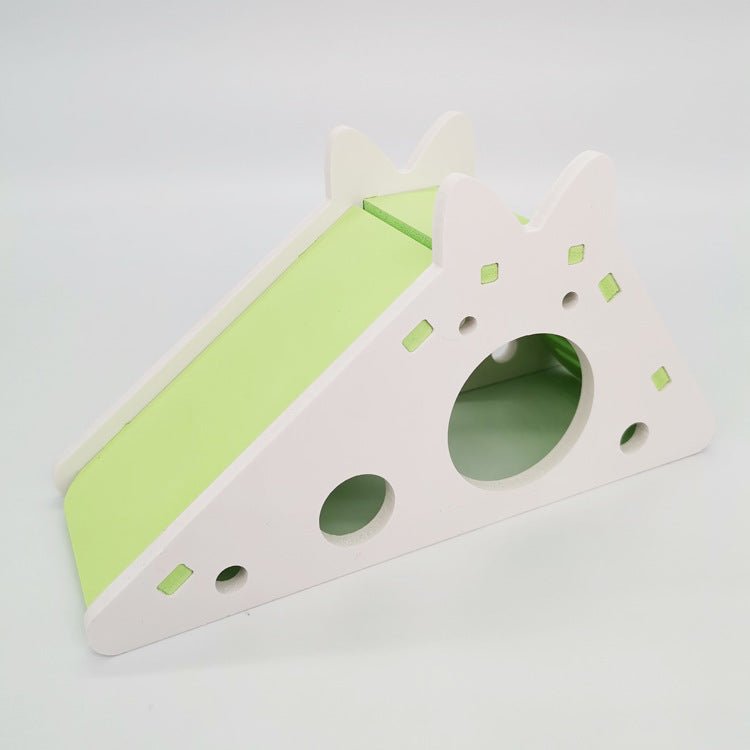 Wooden Slide House for Small Pets - Cozy & Co. Market