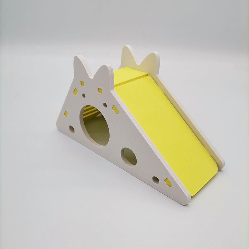 Wooden Slide House for Small Pets - Cozy & Co. Market
