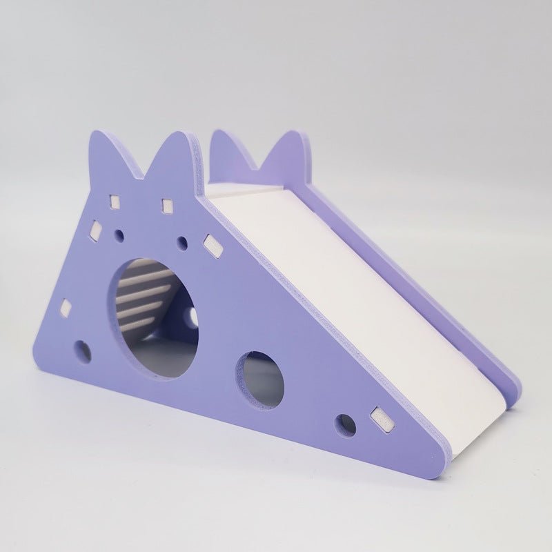 Wooden Slide House for Small Pets - Cozy & Co. Market