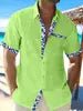 XS-5XL New Summer Casual Print Shirt Men's Hawaiian Holiday Beach Short Sleeve Shirt - Cozy & Co. Market