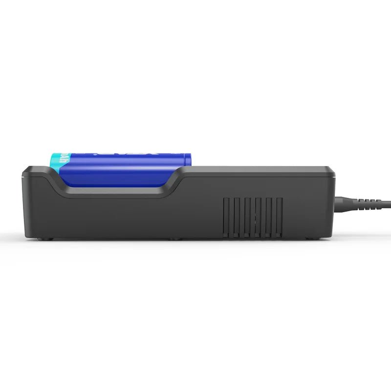 XTAR VC4 4 Slots 5V 2.1A LCD Display DC USB Input AA AAA Nimh D Size and Li-ion 18650 26650 Rechargeable Battery Charger - Cozy & Co. Market