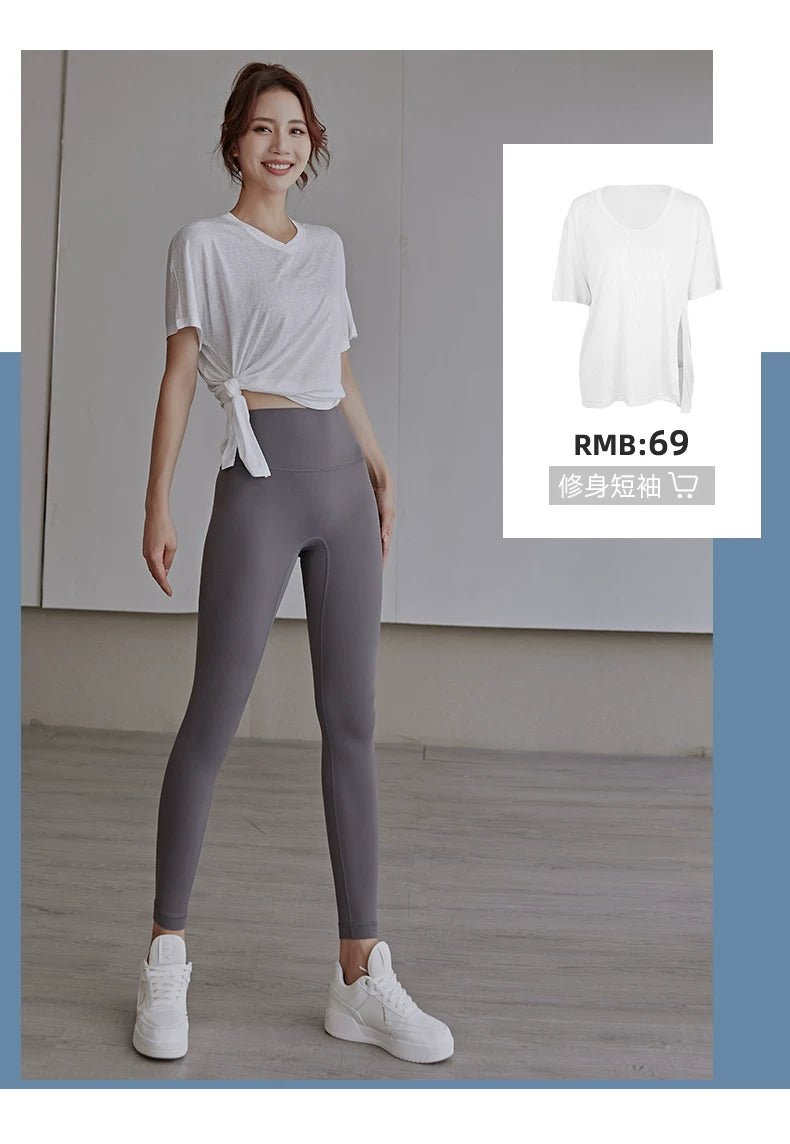 Yoga Pants for Women, Autumn and Winter, High-Waisted, Tummy Control, Butt-Lifting, Outdoor Fitness, Tight-Fitting, Running Training, Squat Sports Long Pants, Quick-Dry - Cozy & Co. Market