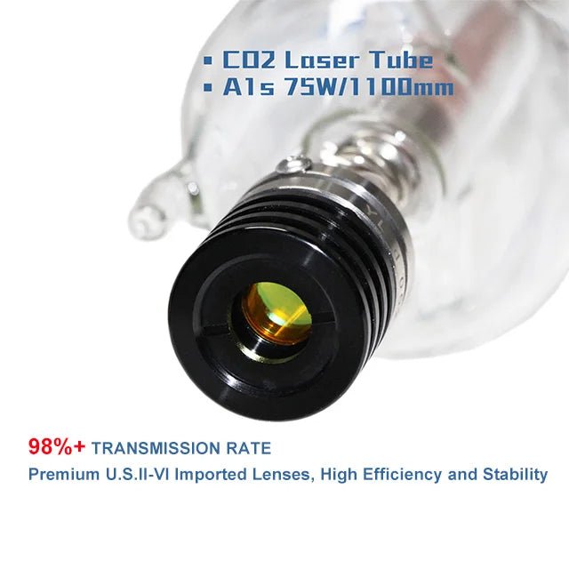 Yongli 75W 1112nm CO2 Laser Tube Galvo Head New Condition for Laser Marking & Cutting Equipment Parts - Cozy & Co. Market