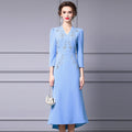 Zhili 2026 New Model Dress for Important Occasions, Elegant Socialite Style, Embroidered with Rhinestones, Short in the Front and Long in the Back, Mermaid Dress - Cozy & Co. Market