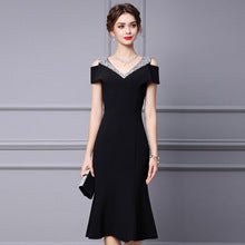 Zhili 2026 New Model Dress for Important Occasions, Elegant Socialite Style, Embroidered with Rhinestones, Short in the Front and Long in the Back, Mermaid Dress - Cozy & Co. Market