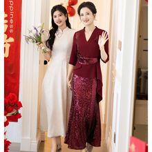 Zhili Spring 2026 New Style High-End Dress with Lace Waist Belt A-Line Long Skirt That Can Be Worn with a Coat - Cozy & Co. Market